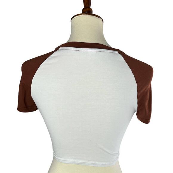 Teen's Crop Top with Leopard Print Heart - Picture 7 of 7